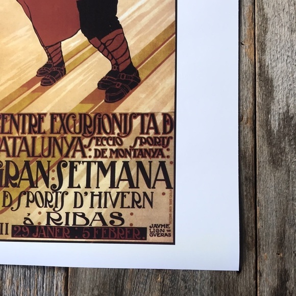 Center d’Excusionistes de Catalunya Vintage Poster Reprint - Picture 5 of 5